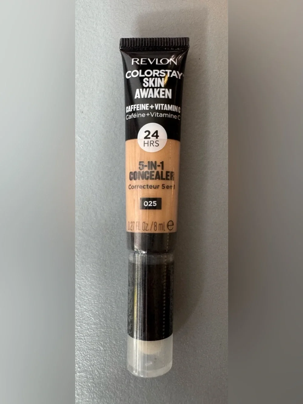 Revlon ColorStay Skin Awaken 5-in-1 Concealer 025 light Beige 24hrs caffeine c